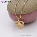 32429 Xuping luxury heart shaped 18k gold plated pendant dancing stone women jewelry